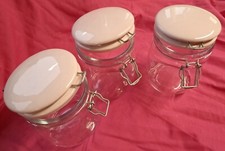 Glass storage jars for sale  EXETER