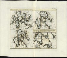 Antique map north for sale  UK