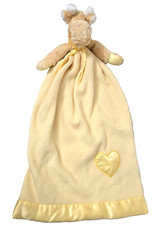 Cobertor de segurança Baby Boyds girafa pelúcia Lovey Lovie acabamento acetinado amarelo unissex, usado comprar usado  Enviando para Brazil