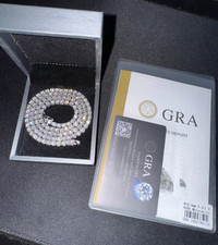 Moissanite tennis kette gebraucht kaufen  Bornheim