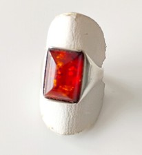 Bague ambre baltique d'occasion  Digne-les-Bains