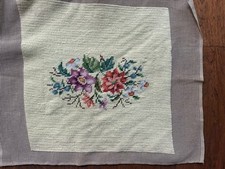 Completed floral needlepoint for sale  Dallas