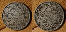 Maroc 100 francs d'occasion  Audun-le-Roman