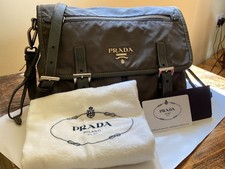 Prada grey tessuto for sale  CARDIFF