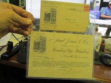 Pre-Pro 1897 Paul Jones Whiskey Litho papel timbrado/envelope conjunto Louisville KY comprar usado  Enviando para Brazil