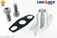 AN-10 10AN GT / T25 / T28 Garrett Turbo Billet Oil Return Flange +Parafusos +Gaxeta comprar usado  Enviando para Brazil