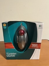 Mouse trackball Logitech Trackman mármore com fio (novo/não usado) comprar usado  Enviando para Brazil