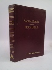 RVR 1960/KJV Bilingual Bible (Burgundy Bonded Leather - Indexed) (Spanish... comprar usado  Enviando para Brazil