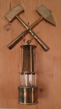 Bergbau grubenlampe messing gebraucht kaufen  Miesbach