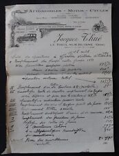 Invoice 1931 theil d'occasion  Expédié en Belgium