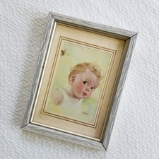 Vintage framed pink for sale  Marshall