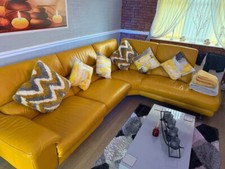 Large mustard leather for sale  HARROW