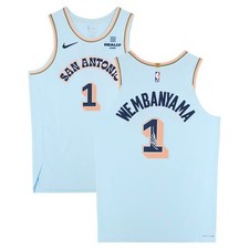Camiseta autêntica Nike Fanatics Victor Wembanyama autografada Spurs 2023/24 azul claro comprar usado Camiseta autêntica Nike Fanatics Victor Wembanyama autografada Spurs 2023/24 azul claro comprar usado  Enviando para Brazil