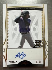 Adael Amador 2022 Leaf Trinity Gold Foil Auto /50 #BA-AA1🔥HOT🔥INVEST🔥📈 comprar usado  Enviando para Brazil