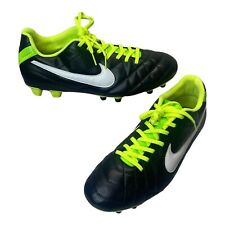 Chuteira de futebol Nike Tiempo Mystic 2012 preta amarela neon 509038-013 masculina tamanho 11 comprar usado  Enviando para Brazil