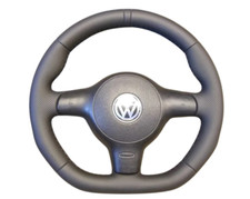 Volante de couro NOVO para VW Polo 3 6N2 Lupo Golf MK3 MK4 Transporter T4 comprar usado  Enviando para Brazil