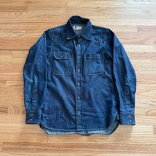 Camisa jeans Tellason 7,5 oz Cone Mills pequena comprar usado  Enviando para Brazil
