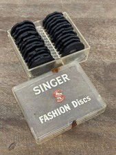 Conjunto de discos da moda máquina de costura vintage Singer - Feito na Inglaterra comprar usado  Enviando para Brazil
