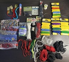 Nuevo/usado lote de cuentas y joyas para hacer cordones trenzado artesanías segunda mano  Embacar hacia Mexico