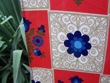 Vorhänge vintage prilblumen gebraucht kaufen  Erlangen