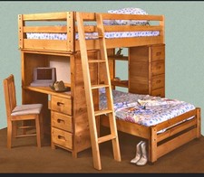Workstation loft twin for sale  Frankfort