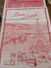 Conjunto de 2 Toalhas de Chá/Prato Le Telerie Toscane BUON NATALE Feliz Natal Novo sem etiquetas comprar usado  Enviando para Brazil