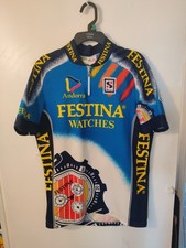 Maillot cyclisme vintage Festina Sibille Taille M Bel État  na sprzedaż  Wysyłka do Poland