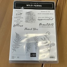 Stampin wild ferns for sale  FALKIRK