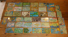 Map postcards locations for sale  ALCESTER