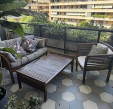 Set giardino poltrona usato  Roma