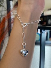 S925 silver heart for sale  Austin