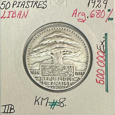 Liban piastres 1929 d'occasion Liban piastres 1929 d'occasion  Oullins