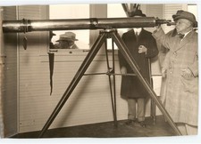 Telescópio gigante californiano horticultor JOHN MCLAREN foto de imprensa vintage 1927, usado comprar usado  Enviando para Brazil