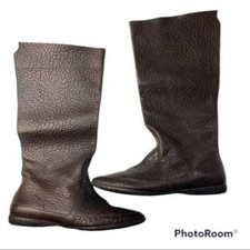 Usado, Botas altas Datelli crocodilo marrom em relevo tamanho 36 Brasil - 7,5 EUA comprar usado  Enviando para Brazil