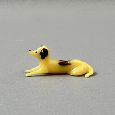Mini estatueta miniatura vintage de vidro soprado à mão Hound Beagle Weiner Dog 1,25" comprar usado Mini estatueta miniatura vintage de vidro soprado à mão Hound Beagle Weiner Dog 1,25" comprar usado  Enviando para Brazil