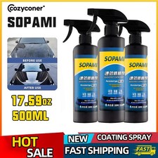 Conjunto de 500 ml Sopami spray de revestimento de carro nano cerâmica |Proteção rápida esmalte de cera de carro comprar usado  Enviando para Brazil