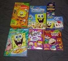 Caixas de alimentos colecionáveis Nickelodeon Bob Esponja Rugrats Nabisco Kelloggs Kraft comprar usado  Enviando para Brazil