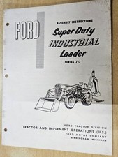 Ford Series 712, instruções de montagem de carregador industrial Suber Duty bom comprar usado  Enviando para Brazil