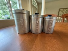 Vintage metal canisters for sale  Loudon