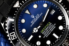 Rolex D-Blue Sea-Dweller Deepsea preto em estado perfeito PVD 116660 comprar usado  Enviando para Brazil