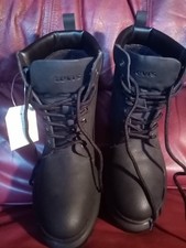 Black levi boots for sale  RUGBY