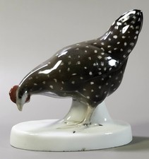 Vintage Rosenthal Porcelana Alemã Preto e Branco Salpicado Galinha/Galinha comprar usado  Enviando para Brazil