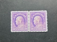Par de réplicas de selos dos EUA SC# 422 1912 50c Franklin, usado comprar usado  Enviando para Brazil
