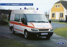 Ford Transit Ambulance 2001 catalogue brochure RTW KTW na sprzedaż  PL