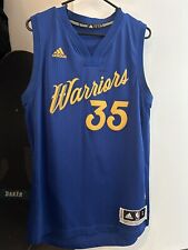 Camiseta Swingman Kevin Durant Warriors NBA Adidas azul 2016 Natal P, usado comprar usado  Enviando para Brazil