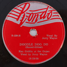 Ken Griffin – You Can't Be True Dear / Doodle Doo Do 1948 10" 78rpm Record R-228 comprar usado  Enviando para Brazil