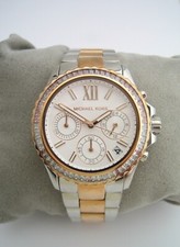 RELÓGIO FEMININO MICHAEL KORS EVEREST MK6827 AÇO INOXIDÁVEL CRISTAIS DE QUARTZO GENUÍNO comprar usado  Enviando para Brazil