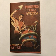 Calendarietto 1939 seconda usato  Portula