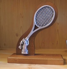 Tennis figur holz gebraucht kaufen  Niederwerrn