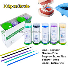Microescova dental descartável micro aplicador escova dobrável escova macia pontas comprar usado  Enviando para Brazil
